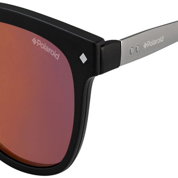 Polaroid Square Unisex Black/Red Acetate Frame main image 4